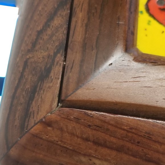 Handcrafted Wood Jewelry Box w/Hand-Painted Frog, A Colorful Storage Solution - Picture 13 of 16